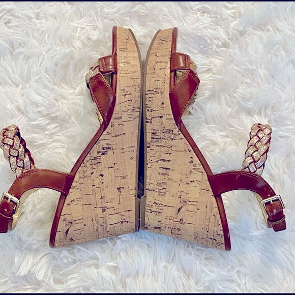 Unisa cork wedge platform pump sandal. - Picture 4 of 7